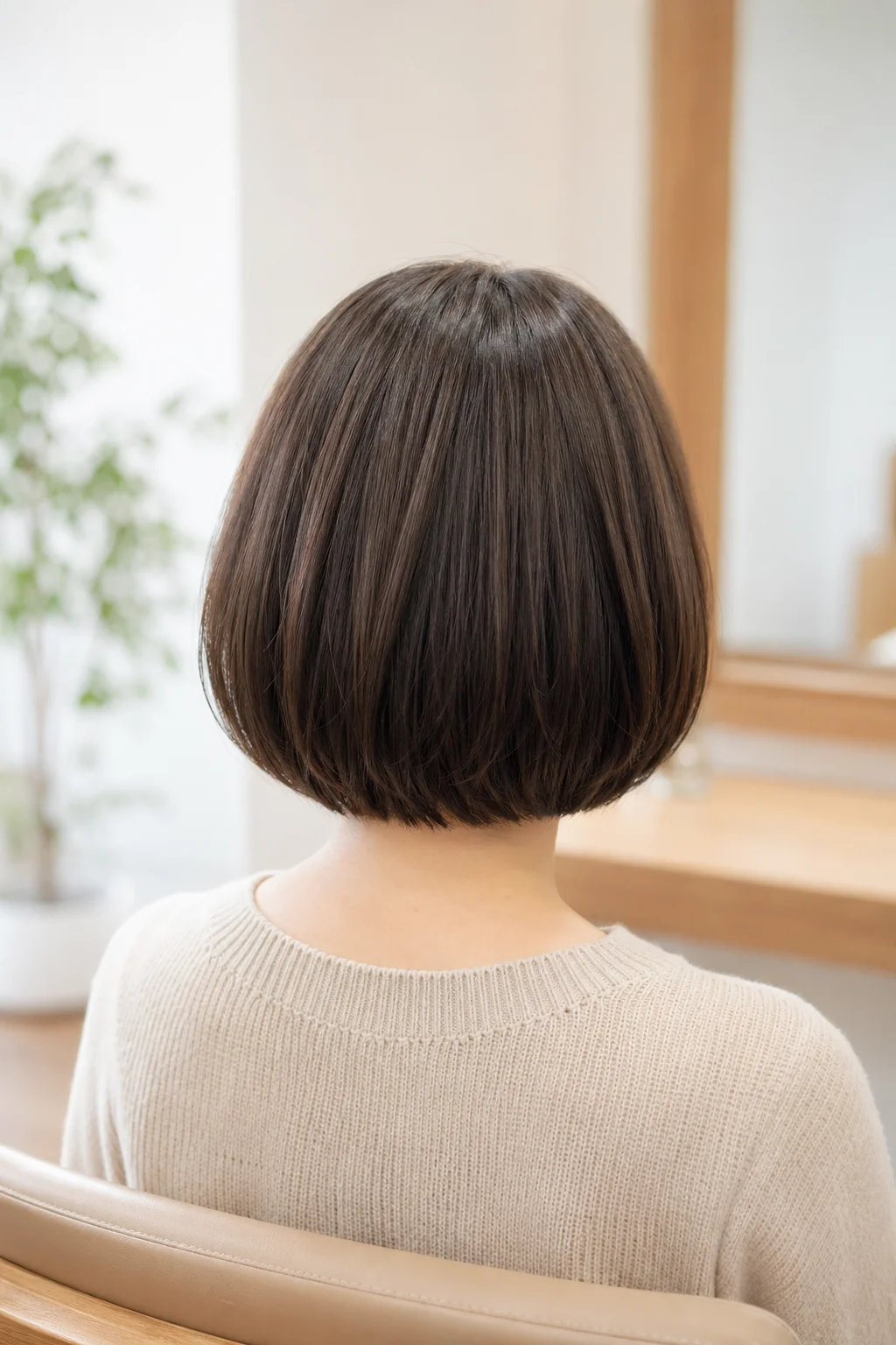 柔らかなロングレイヤーのスタイル写真