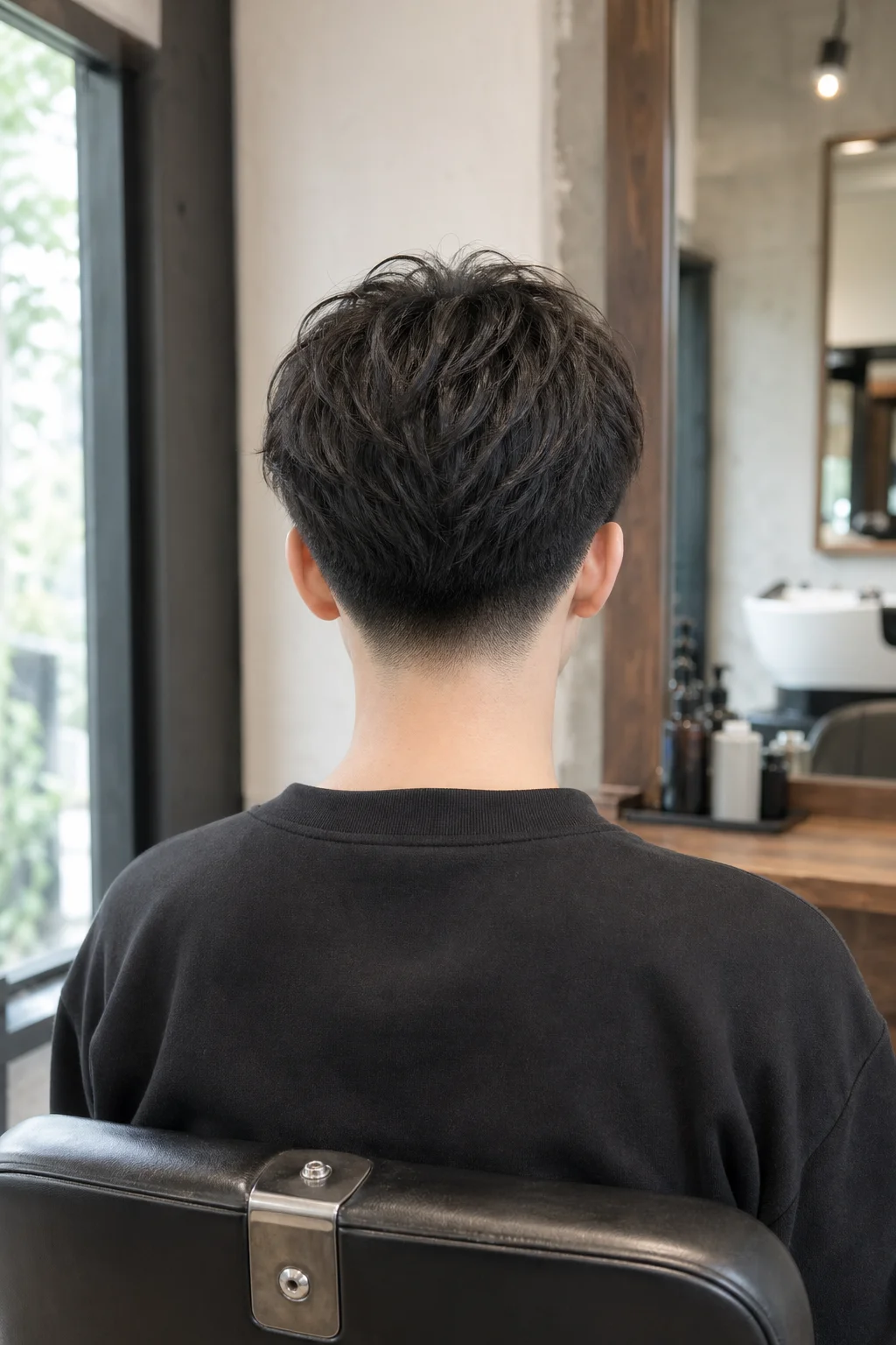 やわらかなパーマスタイル写真